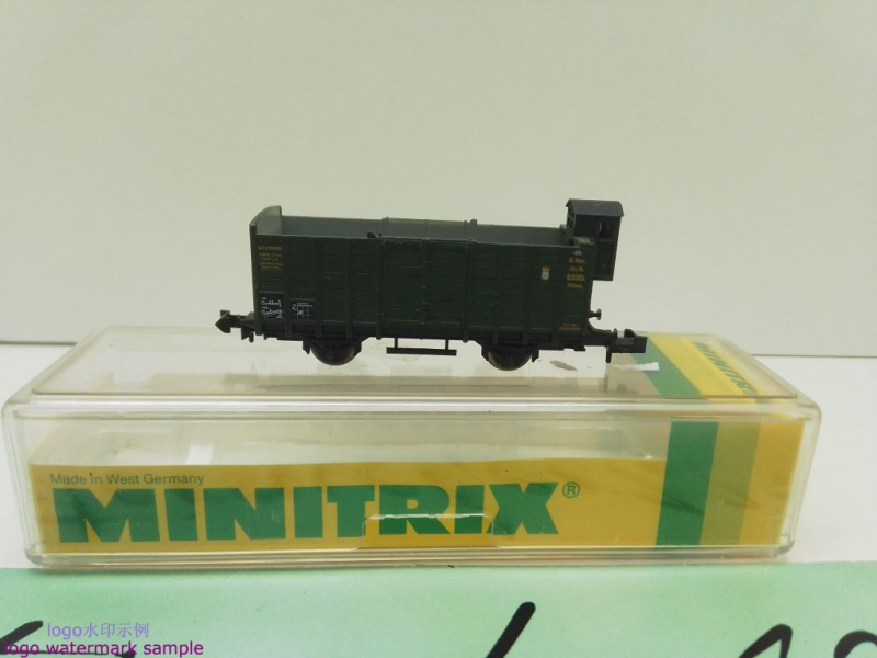 Minitrix N DC 51 3203 00 Viehwagen m Bremserhaus / VOmZ / K.Bay.Sts.B. / OVP