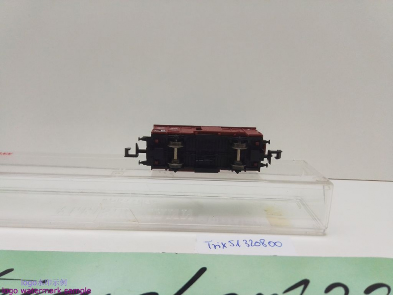 Minitrix N DC 51 3208 00 gedeckter Güterwagen m Bremserhaus / Gm / DRG