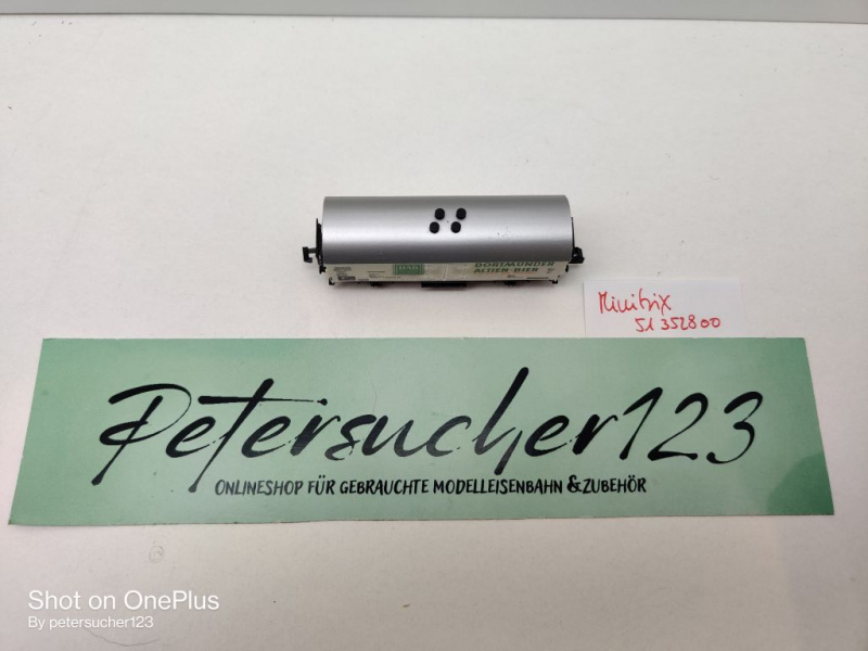 Minitrix N DC 51 3528 00 Kühlwagen "DAB" / Ichqrs 377 Tmmehs 50 / DB