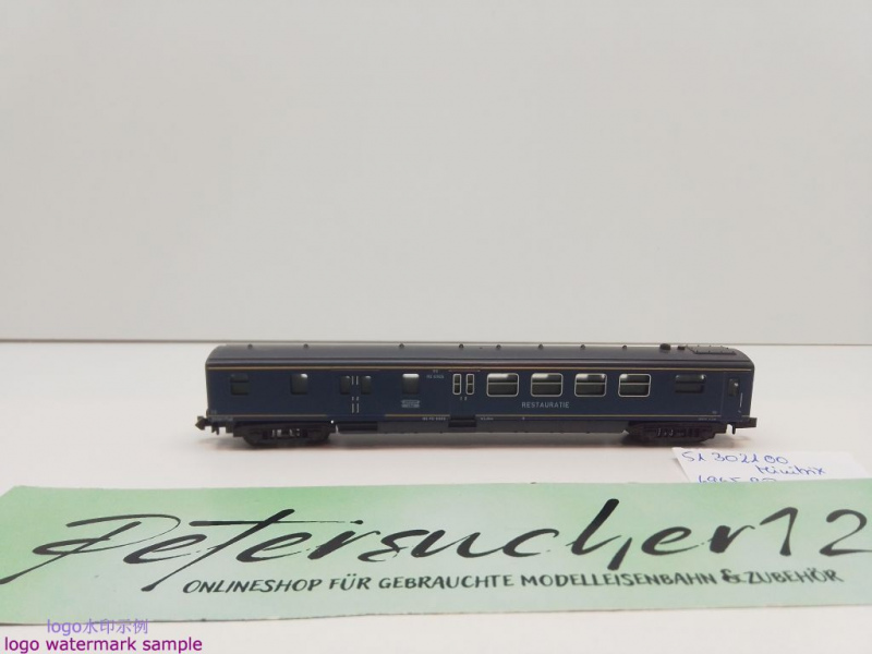 Minitrix N DC 51 3021 00 Speisewagen mit Gepäckabteil / RB / NS