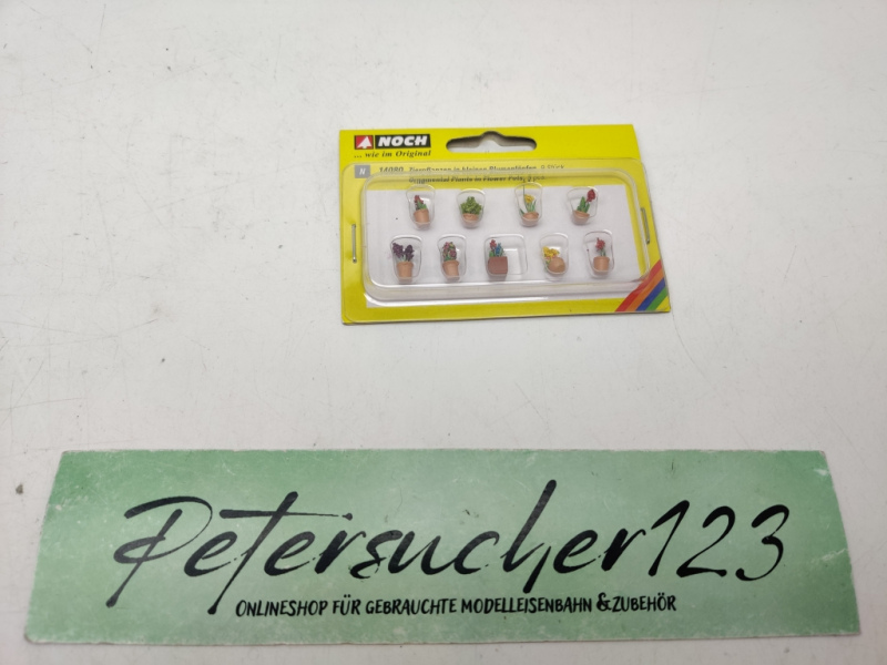 Noch N 14080 Zierpflanzen / Blumentöpfe / 9 Stück / OVP