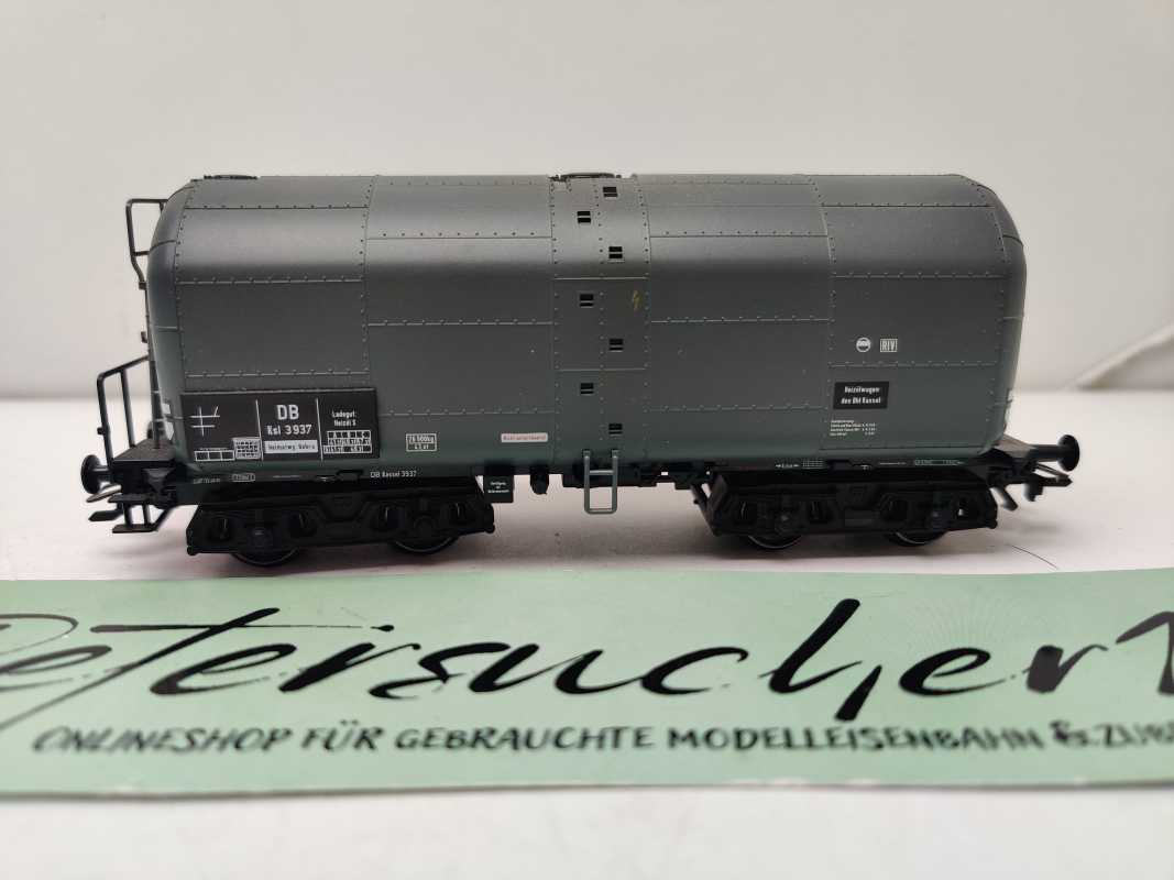 Märklin H0 AC aus Set 47906 / Vierachsige Heizöl-Dienstgutwagen / Bauart Ksl 3504 /DB / NEM