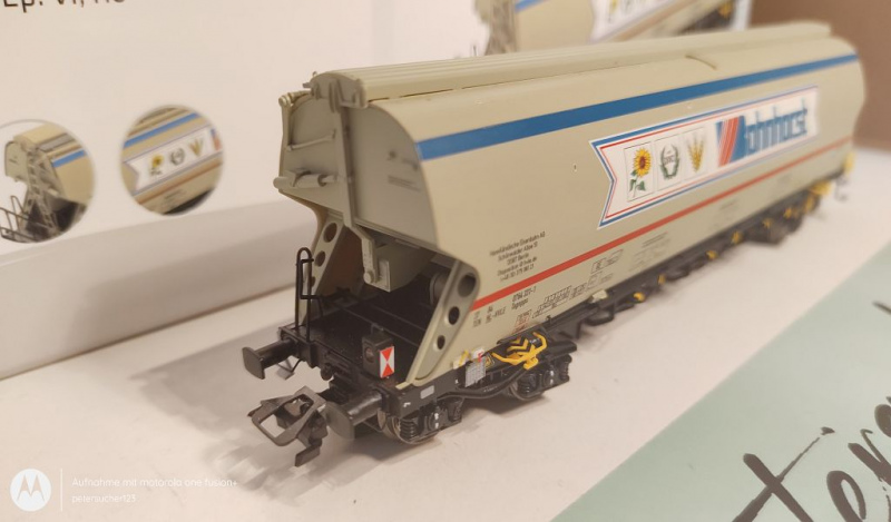 NME H0 AC 507695 Getreidewagen "Bohnhorst" / Funktionsdecoder / K / NL-HVLE / OVP