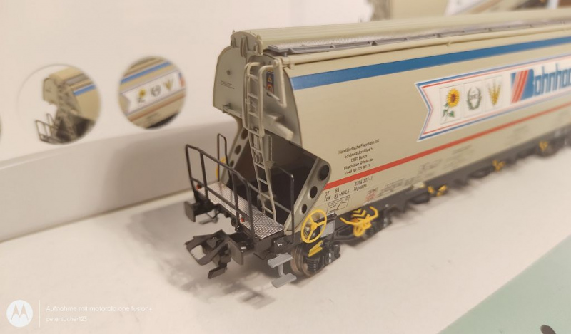 NME H0 AC 507695 Getreidewagen "Bohnhorst" / Funktionsdecoder / K / NL-HVLE / OVP