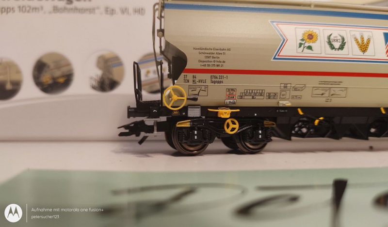 NME H0 AC 507695 Getreidewagen "Bohnhorst" / Funktionsdecoder / K / NL-HVLE / OVP