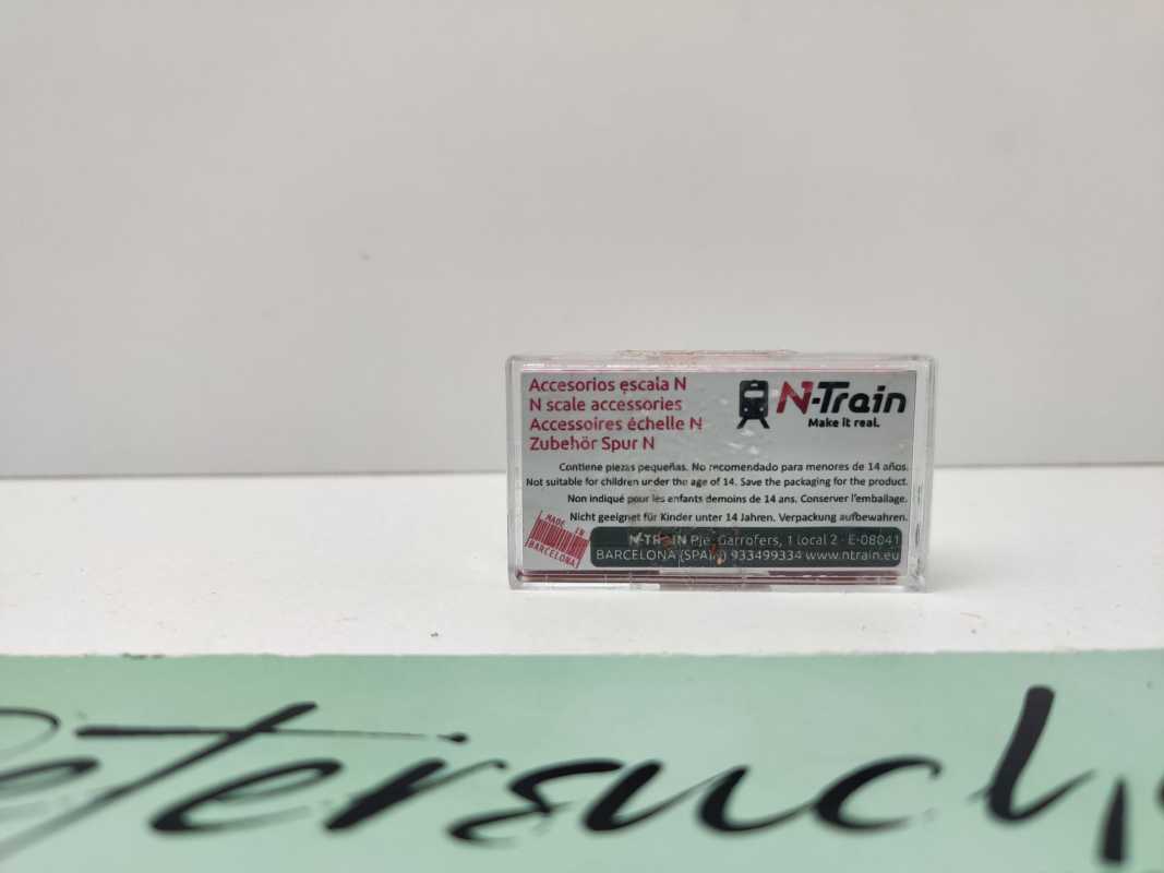 N-Train N 212.26 Metallfässer silbern 26 Stck / unbenutzt / 1:160 / OVP