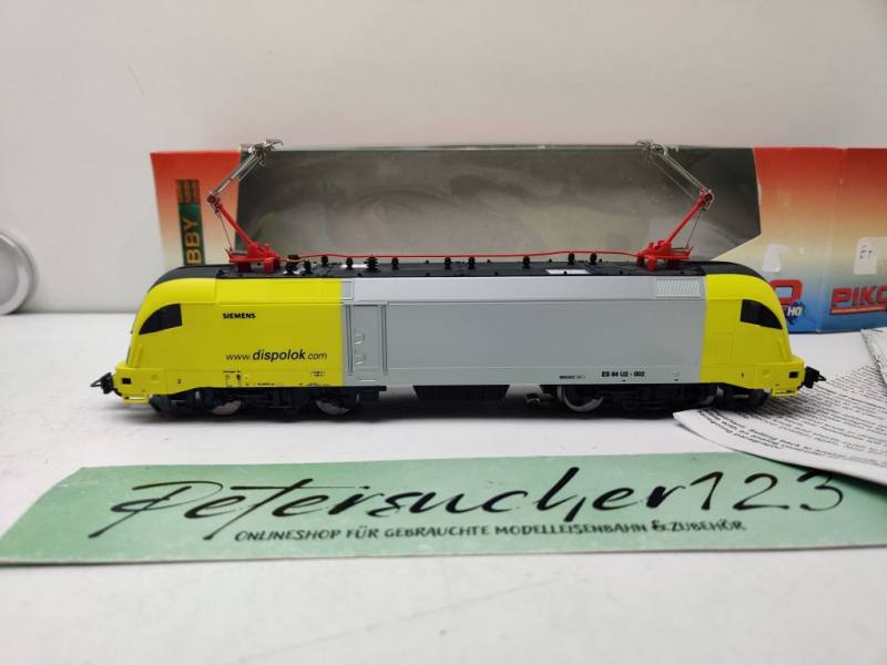 PIKO H0 AC 57211 / ES 64 Elektrolok Siemens Dispo / DSS / DCC-Digital  / OVP