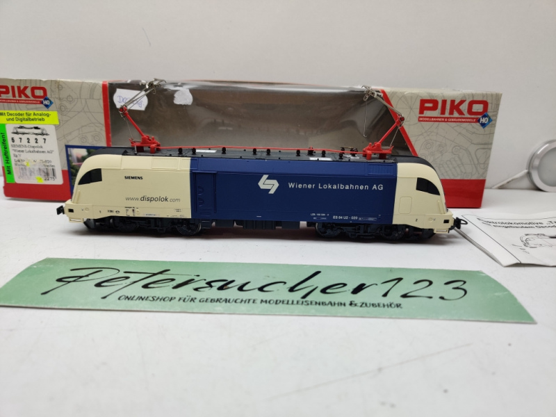 PIKO H0 DC 57227 Siemens Dispo Lok Wiener Lokalbahnen AG / Digital / OVP