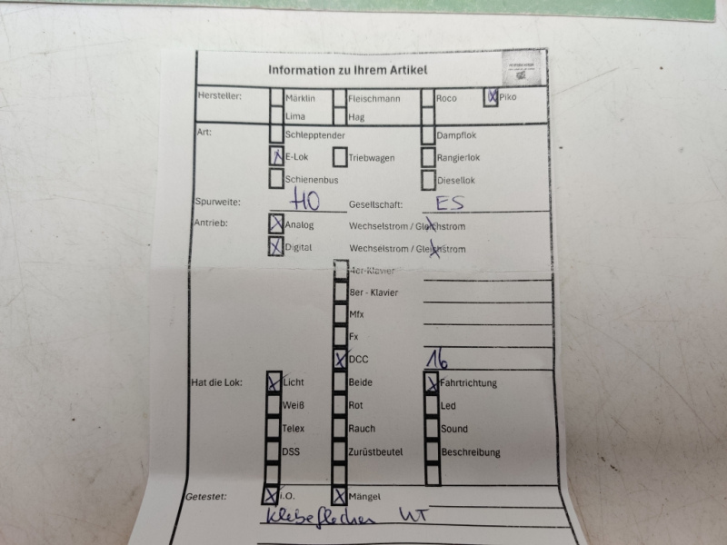 PIKO H0 DC 57227 Siemens Dispo Lok Wiener Lokalbahnen AG / Digital / OVP