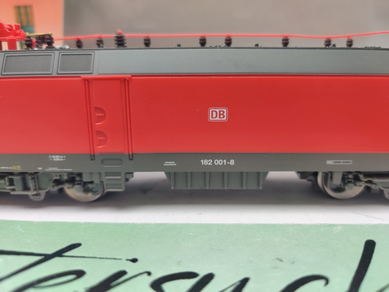 PIKO H0 DC 57412 / BR182 E-Lok / Taurus / Rot / DB / Ep.V / Analog / OVP