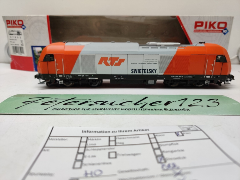 PIKO H0 DC 57592 Diesellok 2016 RTS  /Ep.V / 2016 905 / Digital / OVP