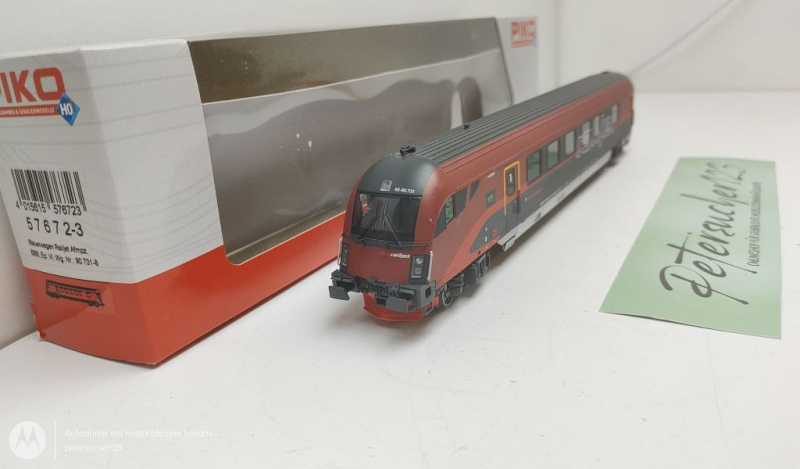 PIKO H0 DC 57672-3 Steuerwagen Railjet / 1. Kl / ÖBB / K / OVP