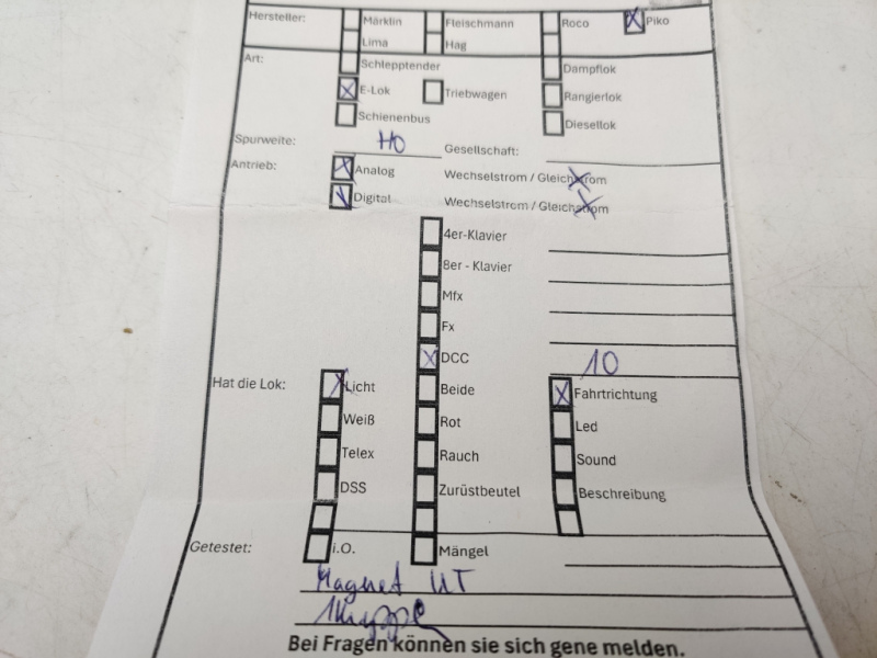 PIKO H0 DC 59442 Elektrolok BR101 / Ethioplan Arline DB-AG  / Digital / OVP