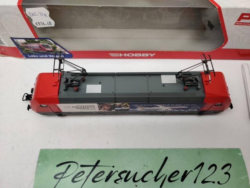 PIKO H0 DC 59442 Elektrolok BR101 / Ethioplan Arline DB-AG  / Digital / OVP