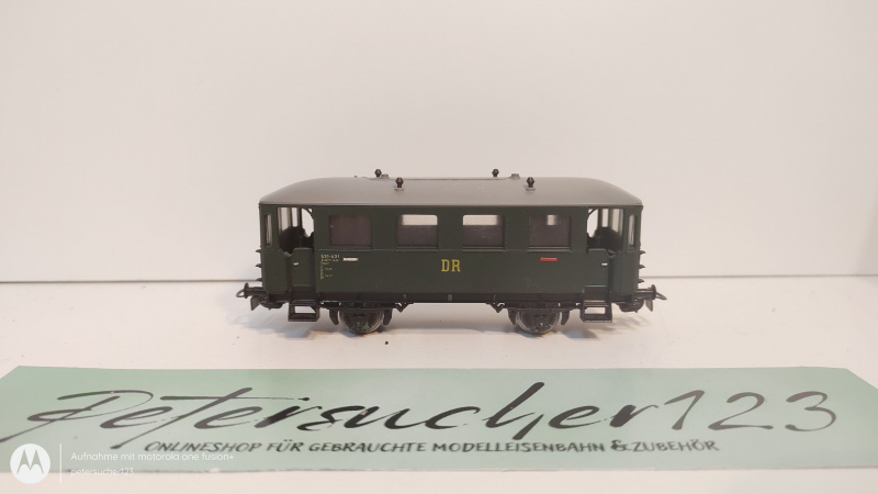 Piko H0 DC 5/314 Personenwagen 531-431 / gelbe Schrift / DR