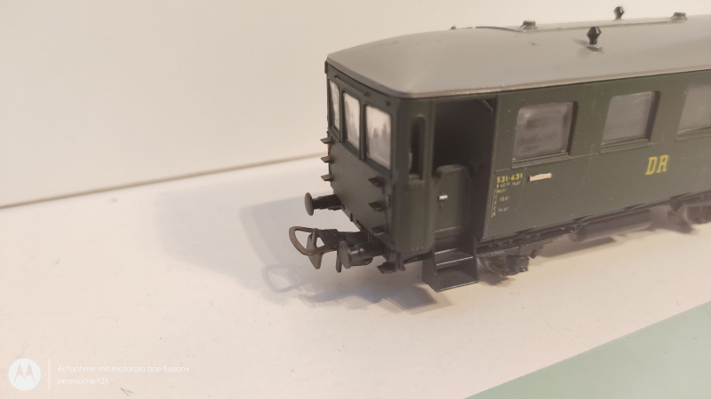Piko H0 DC 5/314 Personenwagen 531-431 / gelbe Schrift / DR