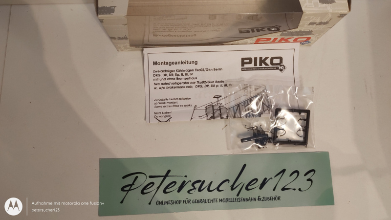 Piko H0 DC 54540 Kühlwagen "Seefische" / DRG / OVP