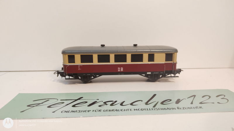 Piko H0 DC 5/6504/010 Zweiachsiger-Beiwagen VB 140 312 / CPostv-36 / DR