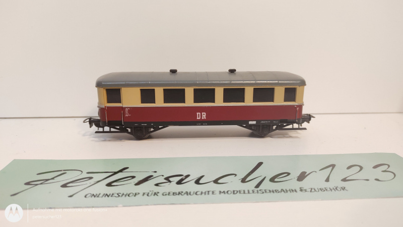 Piko H0 DC 5/6504/010 Zweiachsiger-Beiwagen VB 140 312 / CPostv-36 / DR