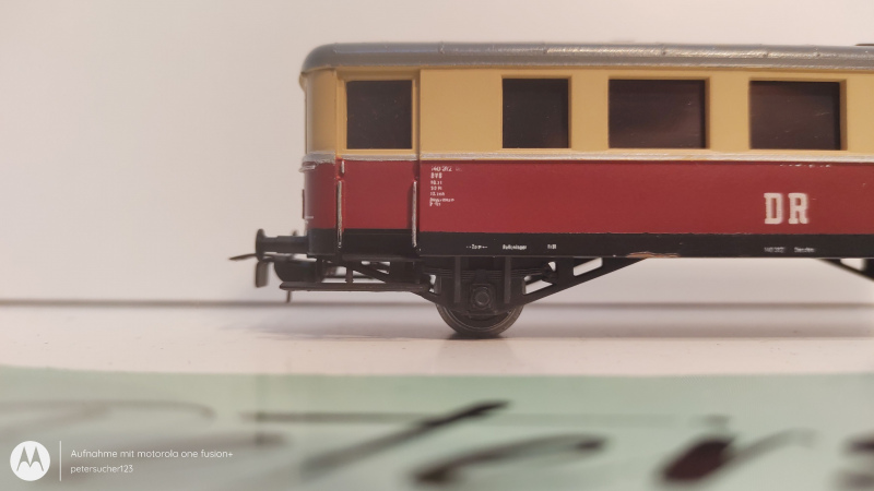 Piko H0 DC 5/6504/010 Zweiachsiger-Beiwagen VB 140 312 / CPostv-36 / DR