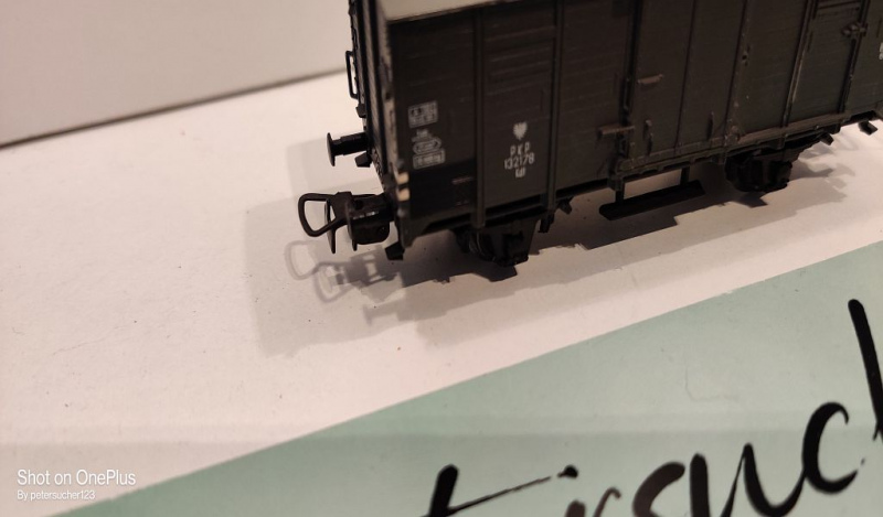 Piko H0 AC Flachdach Güterwagen grau / 132178 Kdl / P.K.P.