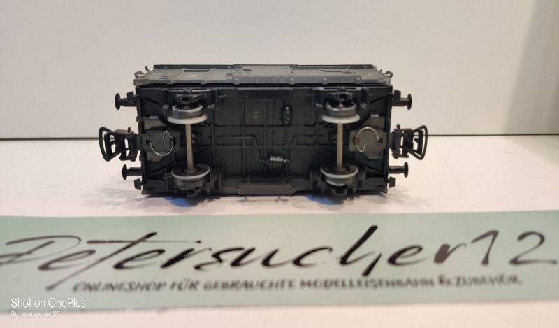 Piko H0 AC Flachdach Güterwagen grau / 132178 Kdl / P.K.P.