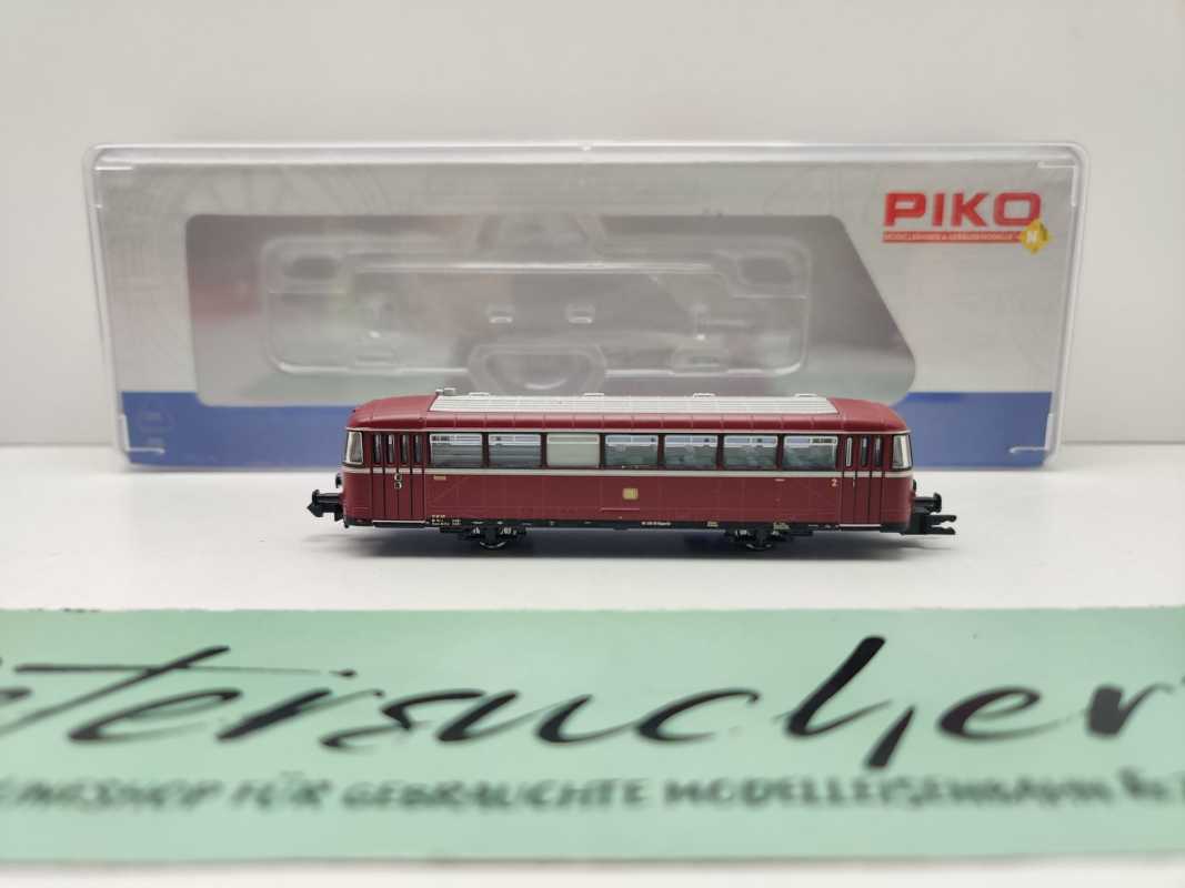 Piko N DC 40255 Schienenbus Bei-/Packwagen 998 / Licht / NEM / DB / OVP