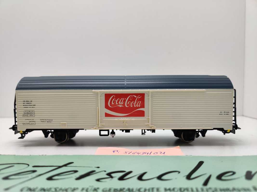 Piko H0 DC 5/6434/071 gedeckter Güterwagen "Coca Cola" Ibbs / SNCF