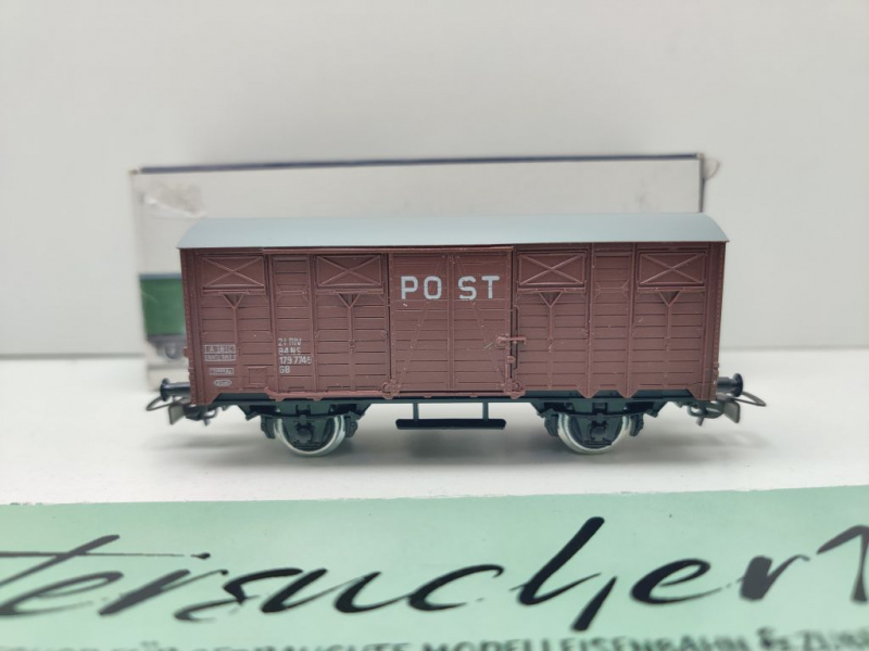 Piko H0 DC 5/6449/090 ged. Güterwagen "POST" Gb / NL / OVP