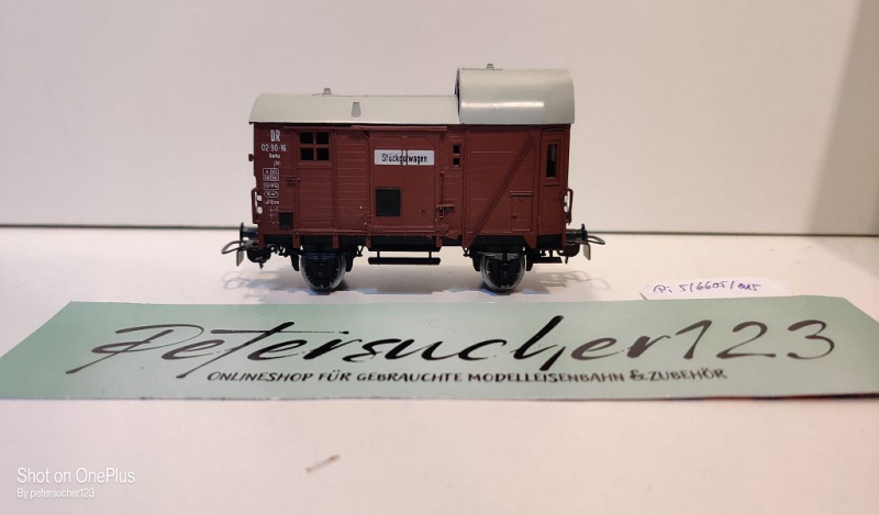 Piko H0 AC 5/6605/015 Stückgutwagen / 02-90-16 Gwhu / DR