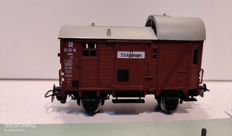 Piko H0 AC 5/6605/015 Stückgutwagen / 02-90-16 Gwhu / DR