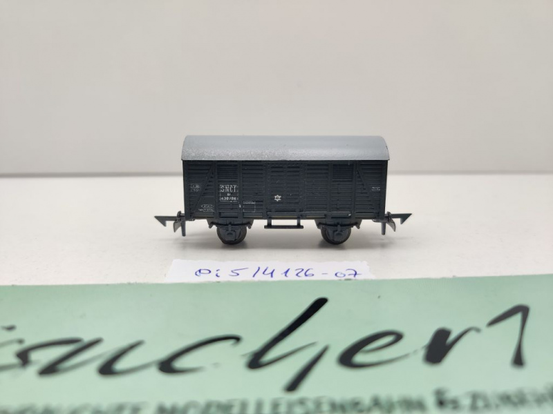 Piko N DC 5/4126-07 gedeckter Güterwagen Kr / SNCF