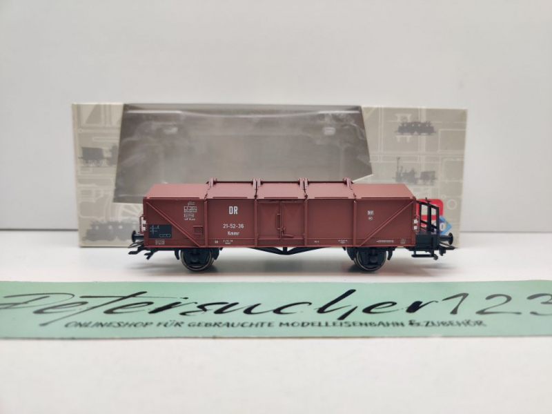 Piko H0 DC 54172 Klappdeckelwagen / Kmmr / NEM / DR / OVP
