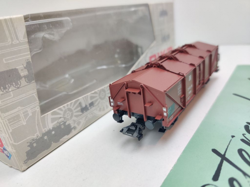 Piko H0 DC 54172 Klappdeckelwagen / Kmmr / NEM / DR / OVP
