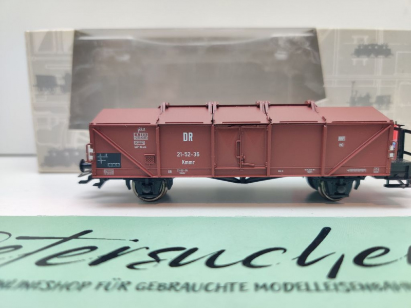 Piko H0 DC 54172 Klappdeckelwagen / Kmmr / NEM / DR / OVP