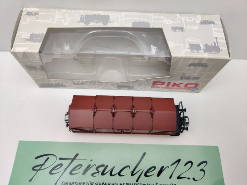 Piko H0 DC 54172 Klappdeckelwagen / Kmmr / NEM / DR / OVP