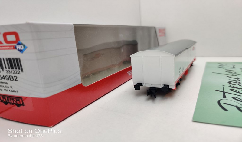 Piko Hobby H0 DC 98549B1 gedeckter Güterwagen "Rail Cargo Austria" / Gbs / ÖBB / OVP