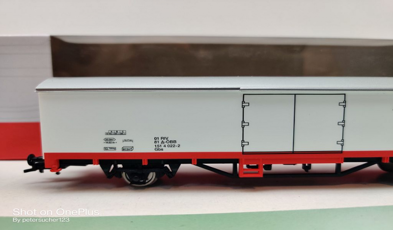 Piko Hobby H0 DC 98549B1 gedeckter Güterwagen "Rail Cargo Austria" / Gbs / ÖBB / OVP