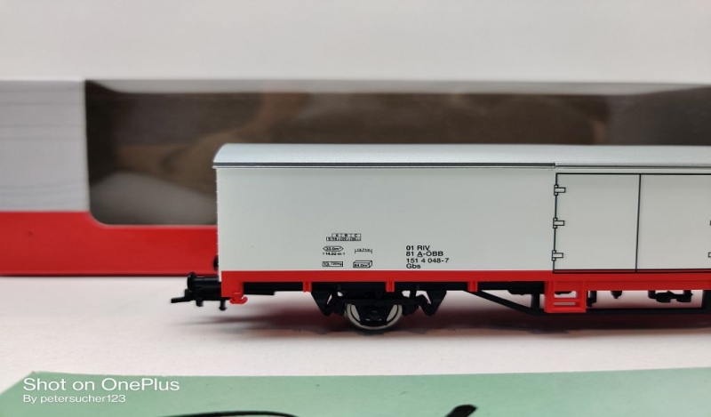 Piko Hobby H0 DC 98549B2 gedeckter Güterwagen "Rail Cargo Austria" / Gbs / ÖBB / OVP