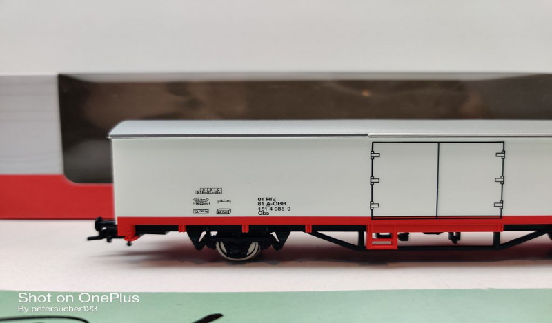 Piko Hobby H0 DC 98549B3 gedeckter Güterwagen "Rail Cargo Austria" / Gbs / ÖBB / OVP