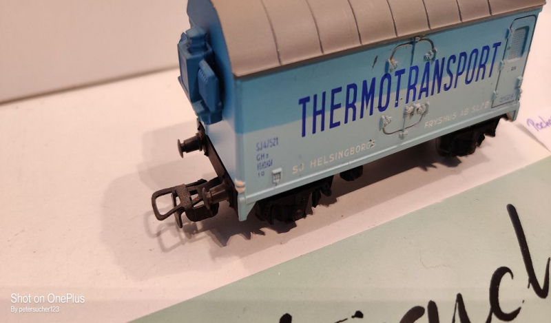 Pocher H0 AC 312 Kühlwagen "THERMOTRANSPORT" / GHz / SJ