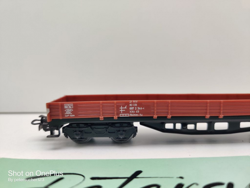 Primex H0 AC 4545 Niederbordwagen / Rklmm-tu / DB