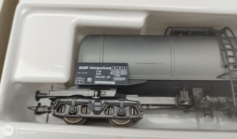 ROCO H0 DC 44021 Kesselwagen-Set "BASF" / DB / OVP