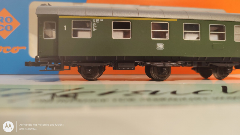 Roco H0 DC 44253 Köl Umbauwagen 1./2.Kl / NEM / DB / OVP
