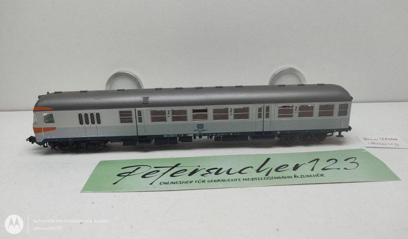 Roco H0 DC 44400 Nahverkehr Steuerwagen "Silberling" / 2.Kl / NEM / DB