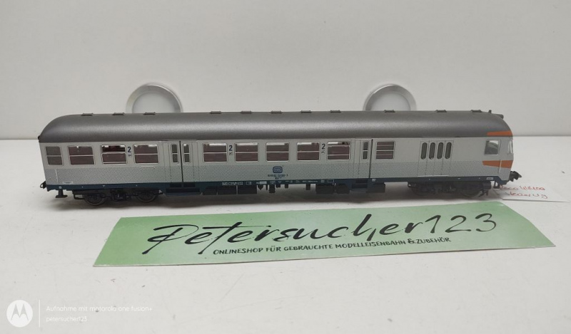 Roco H0 DC 44400 Nahverkehr Steuerwagen "Silberling" / 2.Kl / NEM / DB