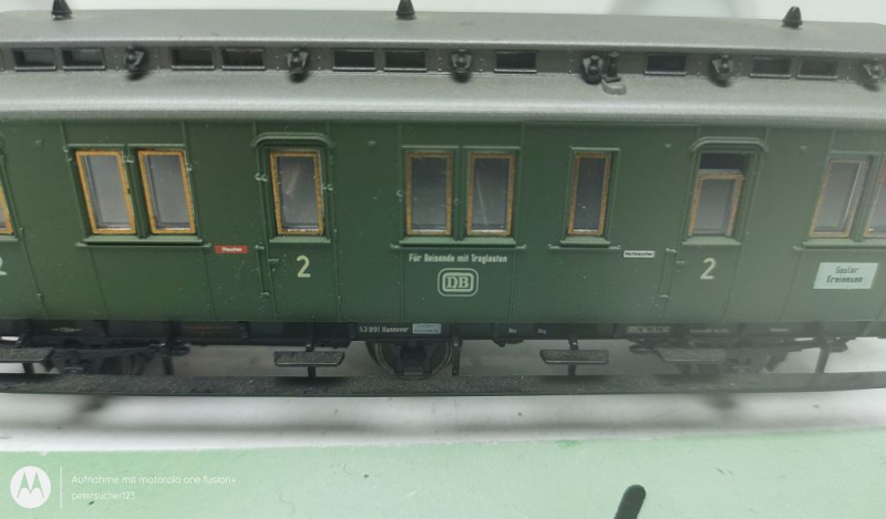 Roco H0 DC 44512 Abteilwagen preußische Bauart / Traglastabteil / NEM / DB