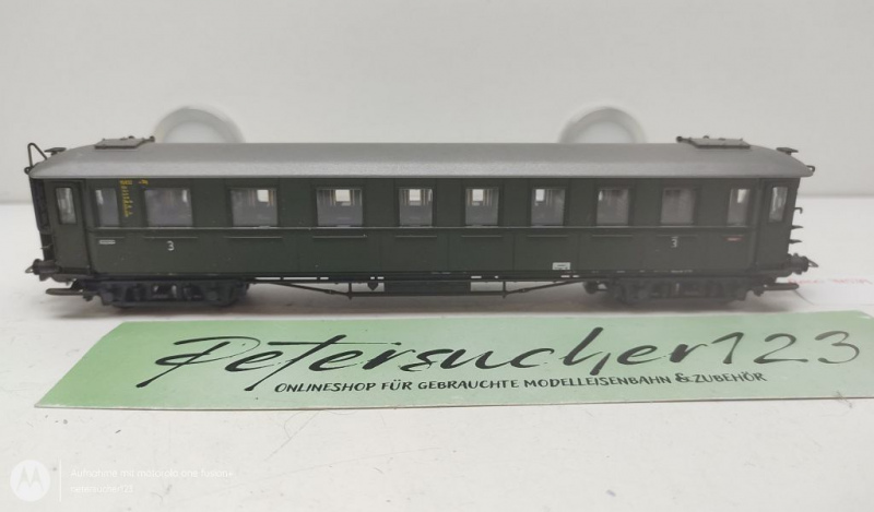 Roco H0 DC 44539 Schnellzug Abteilwagen / 3.Kl / NEM / DB