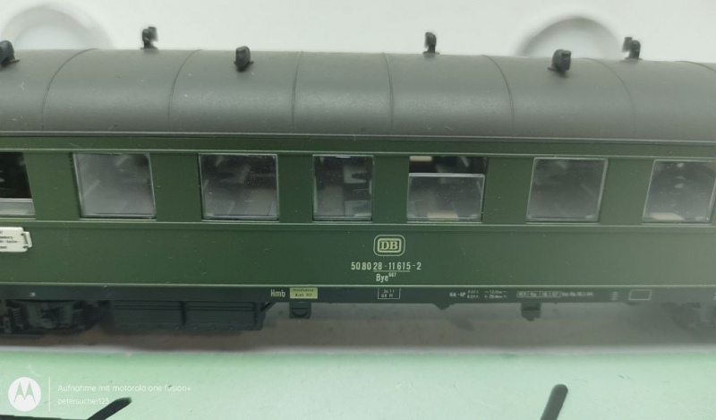Roco H0 AC 44550 Eilzugwagen / 2.Kl / NEM / DB