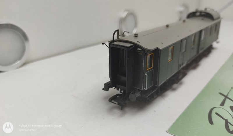 Roco H0 DC 45583 Schnellzug Gepäckwagen / Pw4üBay09 / NEM / K.Bay.Sts.B.